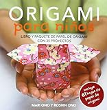 Origami para Niños: Libro y paquete de papel de origami con 35 proyectos