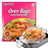 ECOOPTS - Bolsas de horno tamaño grande, para asar pavo, pollo, carne, jamón, pescado, verduras, etc. 10 bolsas (55 x 60 cm)…