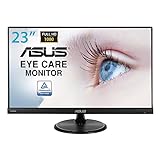 ASUS VC239HE - Monitor Full HD de 23' (1920 x 1080 píxeles, IPS, 16:9, sin marco, Flicker free, HDMI, 5 ms), color negro