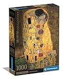 Clementoni- Museum Collection-The Kiss-1000 Piezas-Puzzle para Adultos, Arte, Rompecabezas, Pinturas Famosas, Made in Italy, Multicolor (39790)