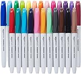 Перманентные маркеры Amazon Basics, разные цвета, 24 шт. В упаковке