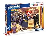 Clementoni- Playmobil - Puzzle (180 Piezas, para niños a Partir de 7 años), Color Multicolor. (29162)