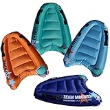 TEAM MAGNUS Devilfish Bodyboard Race Pack - 4 Tablas de Surf inflables