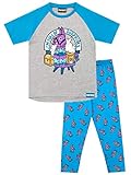 Fortnite Pijamas de Manga Corta para niños Llama Multicolor 9-10 Años