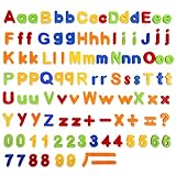 Baobë Letras y números magnéticos ,106 Piezas,Juguetes magnéticos para Niños