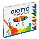 Giotto Turbo Color Rotuladores, Estuche 36 unidades