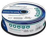 MediaRange MR474 - DVD+RW vírgenes de 8.5 GB (8X, 240 min, 25 Unidades)