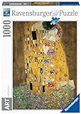 Ravensburger- Klimt: El Beso Obras de Arte Rompecabeza de 1000 Piezas, Multicolor (15743 3)