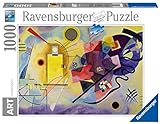 Ravensburger Puzzle 1000 ʻāpana, Kandinsky, Wassily: Melemele, ʻulaʻula, ʻulaʻula, Art, no nā mākua, Puzzle maikaʻi.