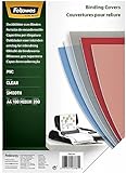 Fellowes Clear PVC Binder Covers, A4