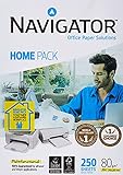 Navigator Home Pack - Pack de 250 hojas, A4, 80 gr, 1 paquete