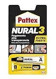 Pattex Nural 3, pegamento multiusos extra fuerte y resistente, transparente,22ml
