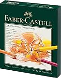 Faber-Castell 110038 - Estuche estudio con 36 lápices de colores polychromos, multicolor