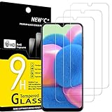 NEW'C 3 Piezas, Protector Pantalla para Samsung Galaxy A30s, A40s, Cristal Templado Antiarañazos, Antihuellas, Sin Burbujas, Dureza 9H, 0.33 mm Ultra Transparente, Ultra Resistente