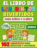LABYRINTHES POUR ENFANTS DE 4 À 8 ANS : Livre d'activités pour enfants avec 102 labyrinthes amusants et des designs adorables à résoudre et à colorier. Jeux pour apprendre la logique et la créativité.
