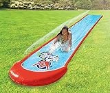 WAHU Super Sliding Track. Vandsprøjtende rutsjebane. Udendørs spil. Forfriskende sjov hele sommeren. 750 centimeter lang.
