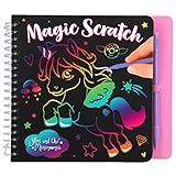 Depesche 10710 Magic Scratch Book, Ylvi y los Minimoomis - Libro para Colorear