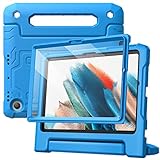JETech Coque Enfant pour Samsung Galaxy Tab A8 10,5" 2021 (SM-X200/X205/X207) avec Protecteur d'écran Intégré, Poignée Antichoc Support Tablette Étui Enfant (Bleu)