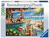 Ravensburger - Puzzle Quiosco de la playa, 1500 Piezas, Puzzle Adultos