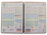 Personal Planner - DIARIO de DIETA - 100 DÍAS - Cuaderno con Espiral - tamaño A5 15x21cm - Español