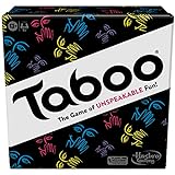 Hasbro Gaming Taboo - Juego clásico de adivinanzas de palabras para adultos y adolescentes, juego de mesa para más de 4 jugadores a partir de 13 años