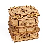 iDventure Cluebox - El Cofre de Davy Jones - Juego de Escape Room - Puzzle 3D de Madera Caja misteriosa - Caja Secreta Japonesa - Regalo Original - Caja para Dinero Boda - Rompecabezas para Adultos