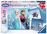 Ravensburger Puzzle Frozen - Puzzle 3 x 49 piezas, para niños 5+ años (09264 2)