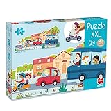 Goula - Puzle XXL vehiculos, Encajable de cartón de piezas grandes para niños a partir de 2 años