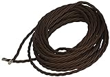 merlotti 40293 Cable eléctrico trenzado frrtx 3 x 1.50, marrón, 10 m
