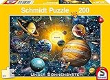 Schmidt Spiele-Nuestro Sistema Solar, 200 Piezas Rompecabezas para niños, Multicolor (56308)
