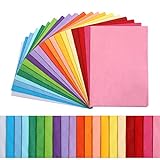 Kesote 100 Papel de Seda Papel de 20 Colores para Hacer Manualidades Decorativas (50 x 35 cm)