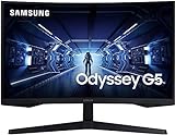 Samsung C27G53T - Monitor gaming curvo de 27'' WQHD (2560x1440, 16:9, 2500:1, 1000R, 144 Hz, 1 ms, 250 cd/m², HDR10, AMD FreeSync Premium) Negro