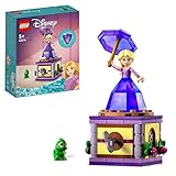LEGO 43214 Disney Princesas Rapunzel Bailarina, Mini Muñeca de Enredados, Vestido de Diamante y Figura de Pascal, Juguete para Construir para Niñas y Niños