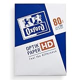 Оксфорд, фоліо A4 80 г, багатоцільовий білий папір, лазерний або струменевий принтер, 1 упаковка, 500 аркушів