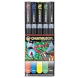 Chameleon Markers 2 tips Primary set 5 PCS