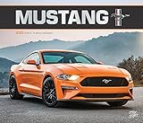 Mustang OFFICIAL | Calendario de pared mensual de lujo 2023 de 14 x 24 pulgadas | Cubierta y pegatinas estampadas de aluminio | StarGifts | Motor Muscle Car