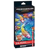 ʻO Prismacolor Col-Erase nā penikala hiki ke hoʻopau ʻia, pūʻulu o 24 penikala, multicolor