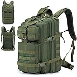 YOODI Tactical Backpack 40L Military Backpack 3 Lā Hiking Backpack Camouflage Waterproof Assault ʻeke no ka Camping Hiking Shooting Mountaineering Trekking Outdoor Sports