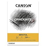 Canson Graduate Bristol Extraliso 180g Bloc Encolado A5 20H