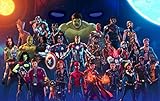 Puzle de 1000 Piezas, póster de Personaje de película para Adultos, Juego Familiar, Universo Mar-Vel, Rompecabezas, Infinity War, superhéroe, Dibujos Animados Anime Avengers League Puzzl