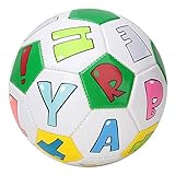 Alomejor Balón de fútbol Regalo de Juguete Lindo Mini balón de Entrenamiento para bebés y niños pequeños Deportes Seguros para Principiantes y niños para Jugar y Hacer ejerci(Letter)