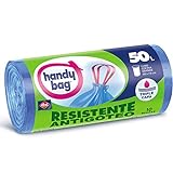 Handy Bag Bolsas de Basura 50L, Extra Resistentes, No Gotean, 10 Bolsas