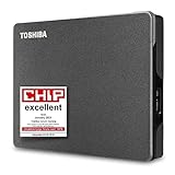 Toshiba 1TB Canvio Gaming - Pòtab Disk di Ekstèn konpatib ak pifò konsola PlayStation, Xbox ak PC, USB 3.2. Gen 1 Teknoloji, Nwa (HDTX110EK3AA)