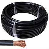 5 metros Cable de arranque H07V-K 10mm2 de sección color Negro (medida exterior 6mm)