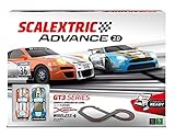Scalextric - Circuito Advance - Pista de Carreras Completa - 2 coches y 2 mandos 1:32 (GT3 Series)