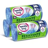 Handy Bag Extra Resistant Rubbish, Do Not Leak, 45 мішків, пластик, синій, колір синій, 30 л, 650 г