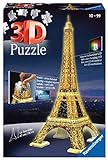 Ravensburger - 3D Puzzle Building Tour Eiffel Night (12579 1) , color, modelo surtido