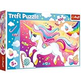 Trefl-Bonito 100 Piezas, para niños a Partir de 5 años Puzzle, Color Hermoso Unicornio, Schönes Einhorn