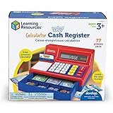 Learning Resources Caja registradora calculadora con Dinero del Reino Unido de Juguete Pretend & Play