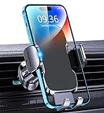 Glangeh автомашины зөөврийн тавиур [2023 оны сайжруулсан дэгээ] Агааржуулалтанд зориулсан, 360° эргэдэг нэг товчлууртай машины гар утасны хэрэгслүүд, iPhone болон бусад 4-7-д нийцэх автомашины телемаль эзэмшигч.